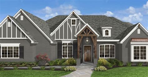 tudor style home exterior upgrade.